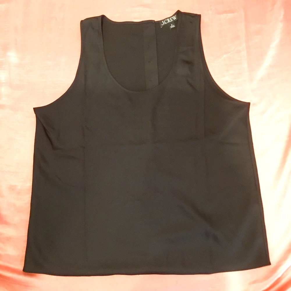 J.Crew Size M Black Button on Back